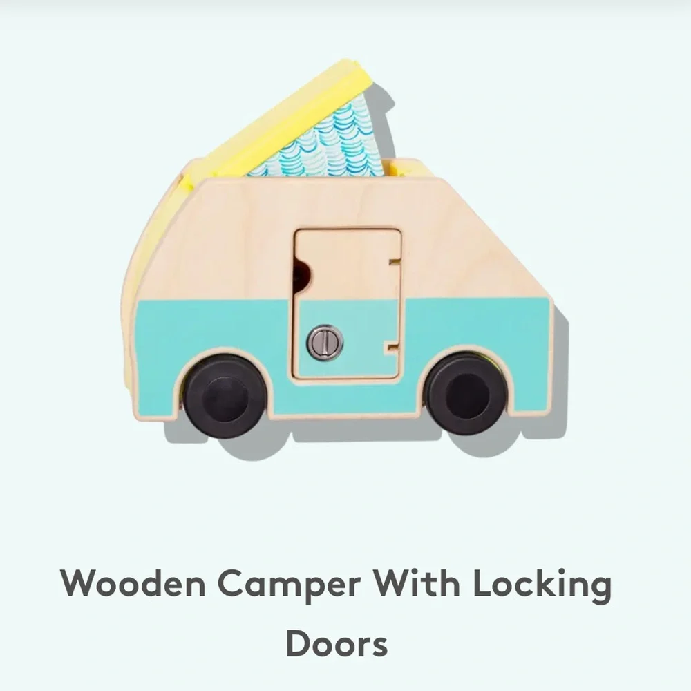 Lovevery Wooden Camper With Locking Doors